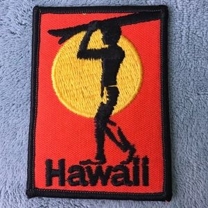 Hawaii letter embroidered clothing patch NEW